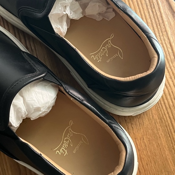 Masteraltissima Flat Calf 39.5 Christian Louboutin Shoes in Black - Picture 2 of 9